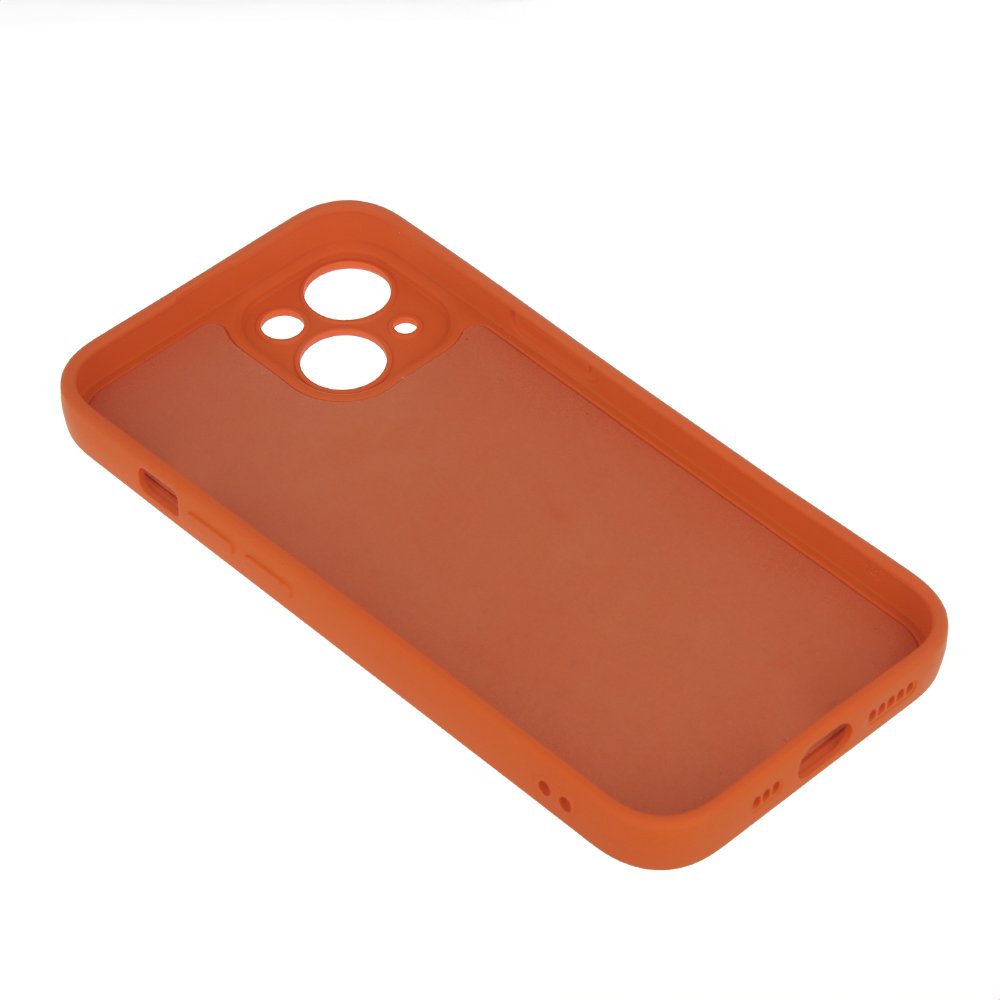 Silikona vāciņš Xiaomi Redmi 13c 5G, oranžs