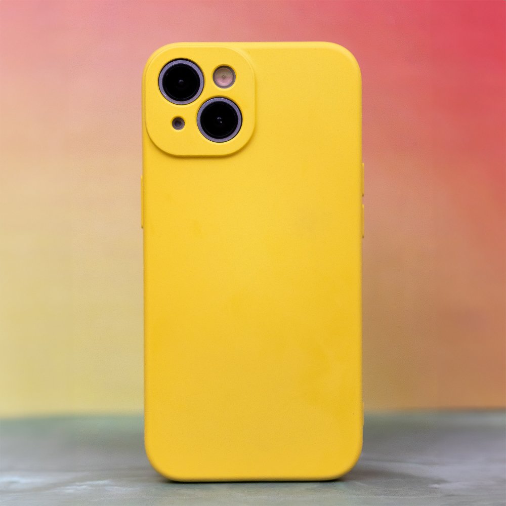 Silikona vāciņš Xiaomi Redmi 13c 5G, dzeltens