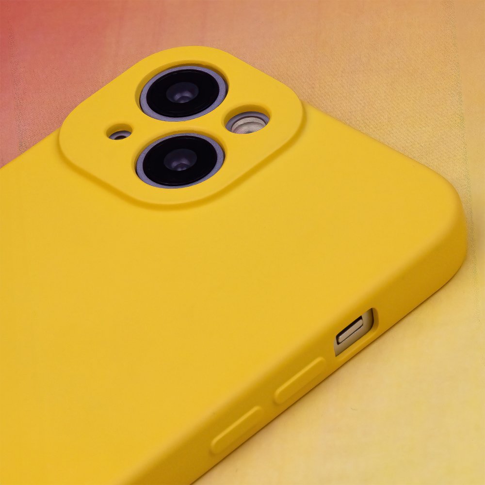 Silikona vāciņš Xiaomi Redmi 13c 5G, dzeltens