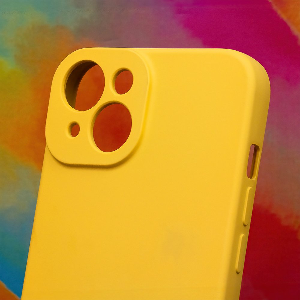 Silikona vāciņš Xiaomi Redmi 13c 5G, dzeltens