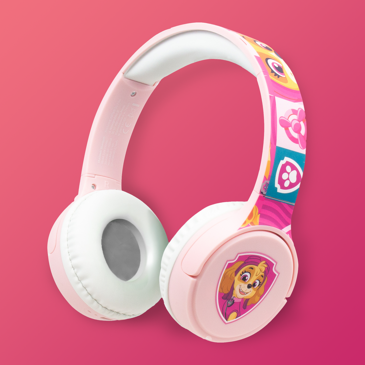 Paw Patrol Bluetooth austiņas Paw Patrol, rozā
