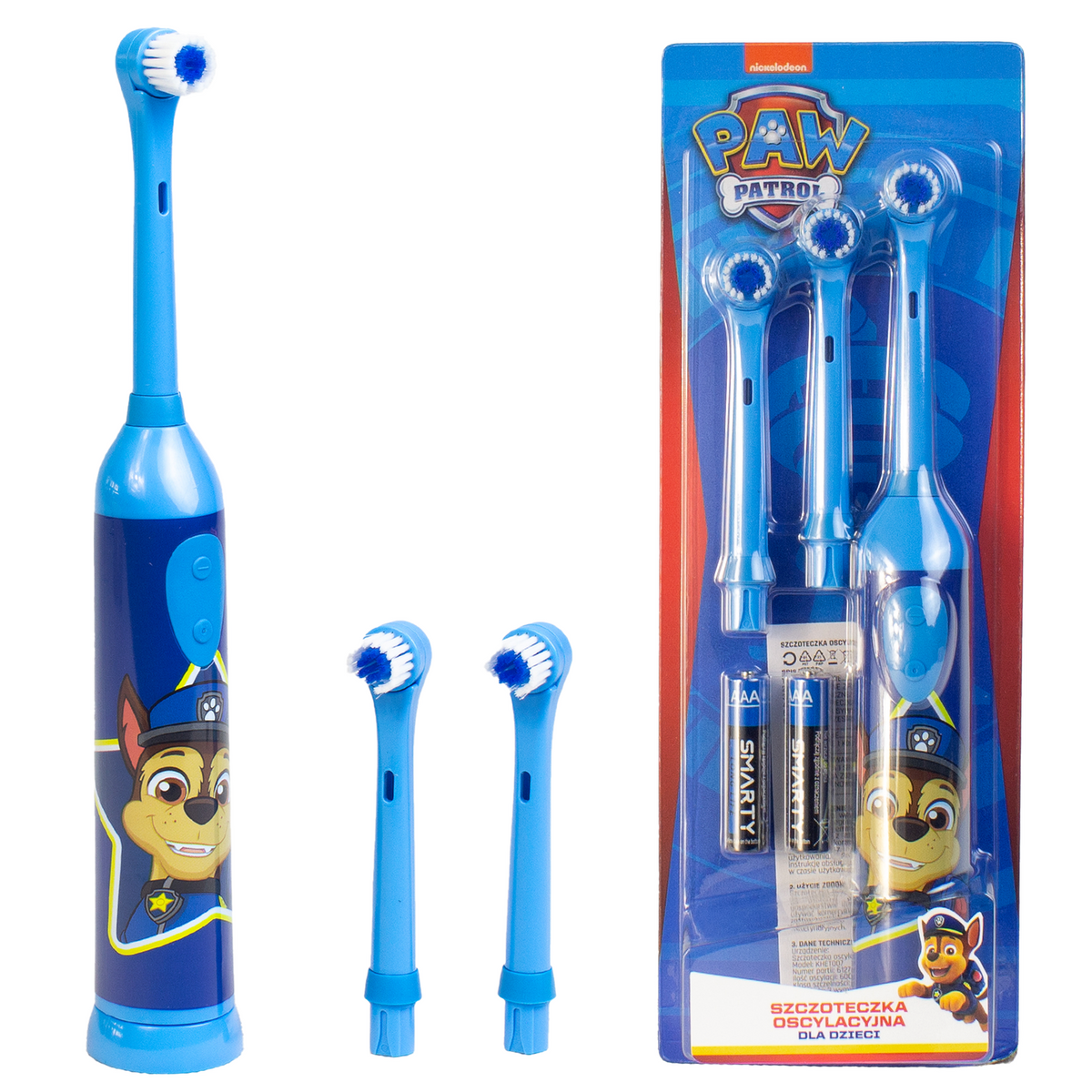 Paw Patrol zobu birste Paw Patrol svārstīga, bērnu, zils
