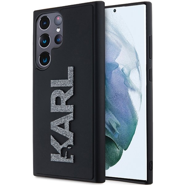 Karl Lagerfeld vāciņš Samsung Galaxy S24 Ultra, melns (KLHCS24L3DMBKCK)