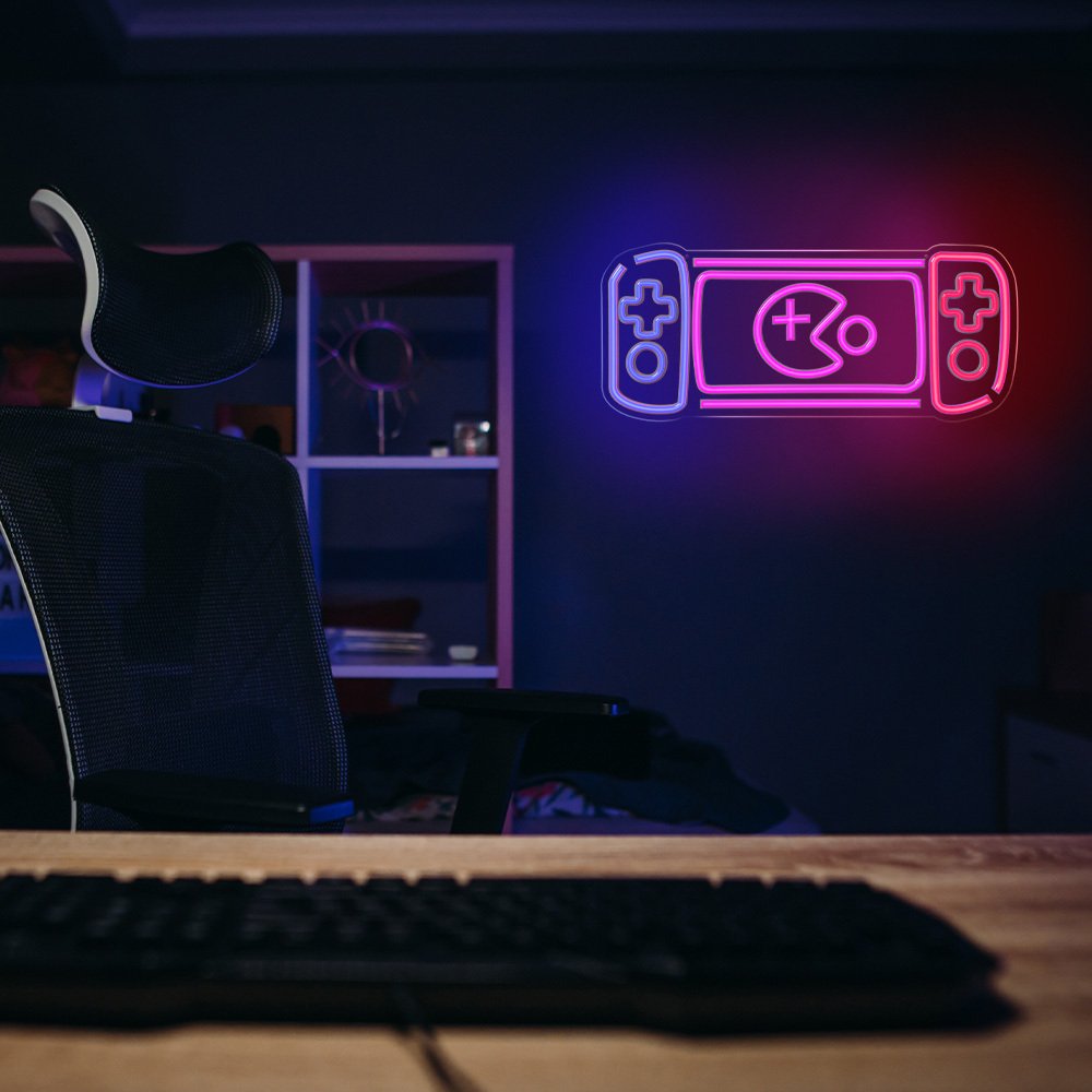 Forever Light gaisma Neon Plexi LED Game Console daudzkrāsains FPNE27 Forever