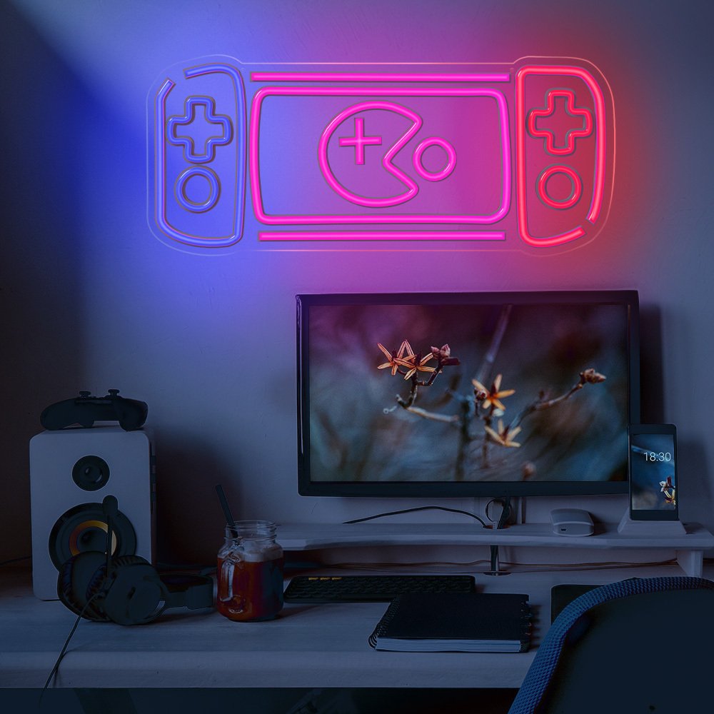 Forever Light gaisma Neon Plexi LED Game Console daudzkrāsains FPNE27 Forever