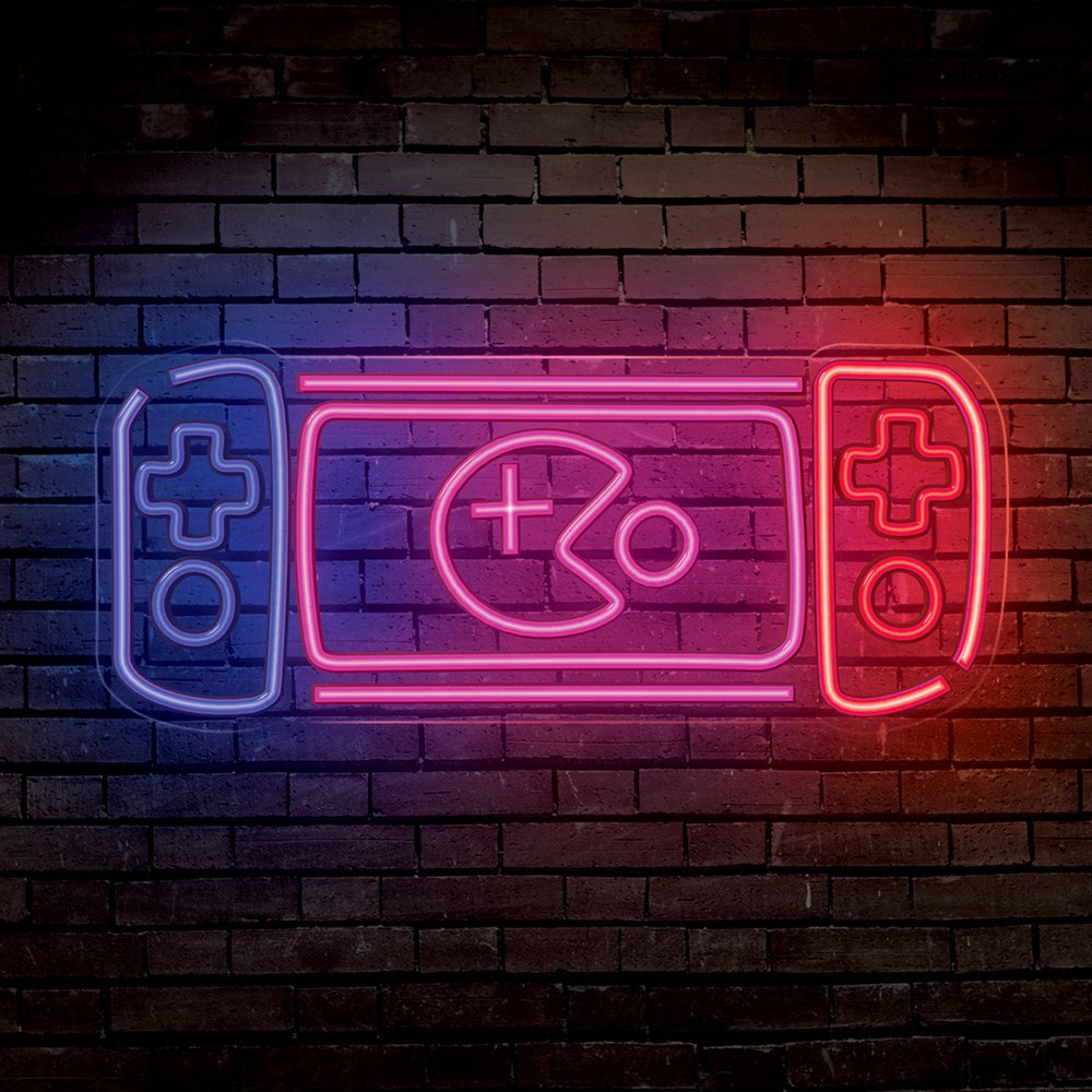 Forever Light gaisma Neon Plexi LED Game Console daudzkrāsains FPNE27 Forever