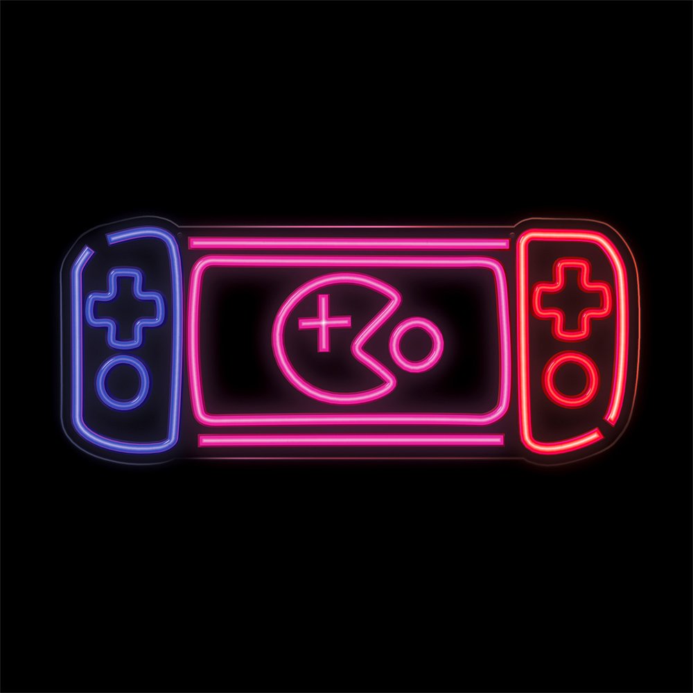 Forever Light gaisma Neon Plexi LED Game Console daudzkrāsains FPNE27 Forever
