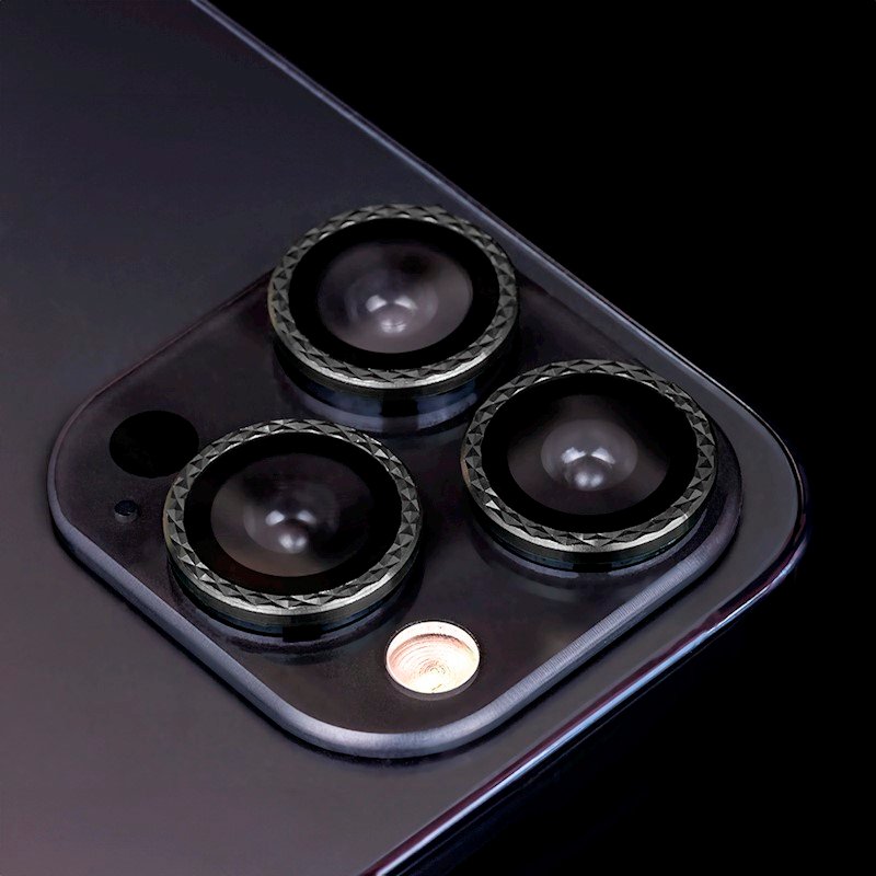 IPhone 14 Plus 6,7" melnu romba formas lēcu komplekts (2 gab.)