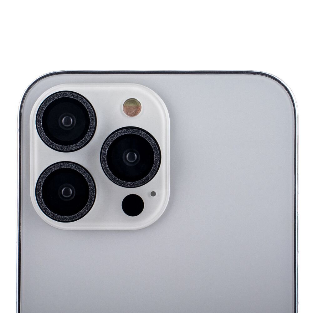 IPhone 12 6,1" melnu mirdzošu lēcu briļļu komplekts (2 gab.)