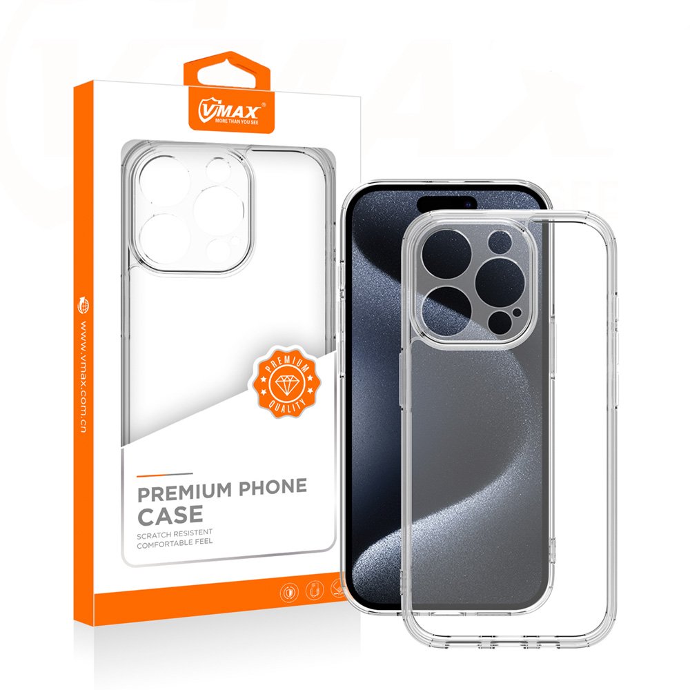 Vmax Acrylic Anti-drop vāciņš Samsung Galaxy A15 4G / A15 5G, caurspīdīgs