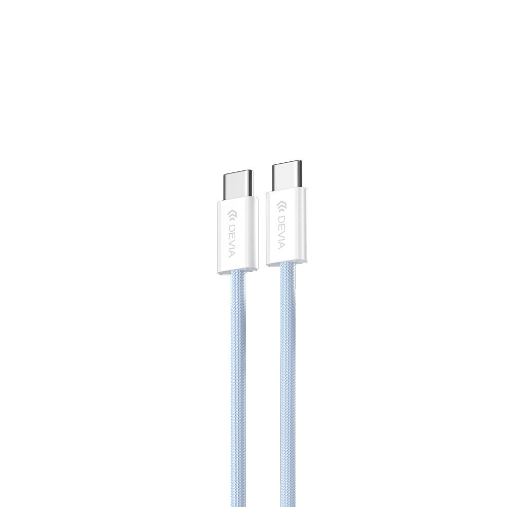 Devia kabelis Smart EC325 PD USB-C - USB-C 1,0 m 60W 3A zils