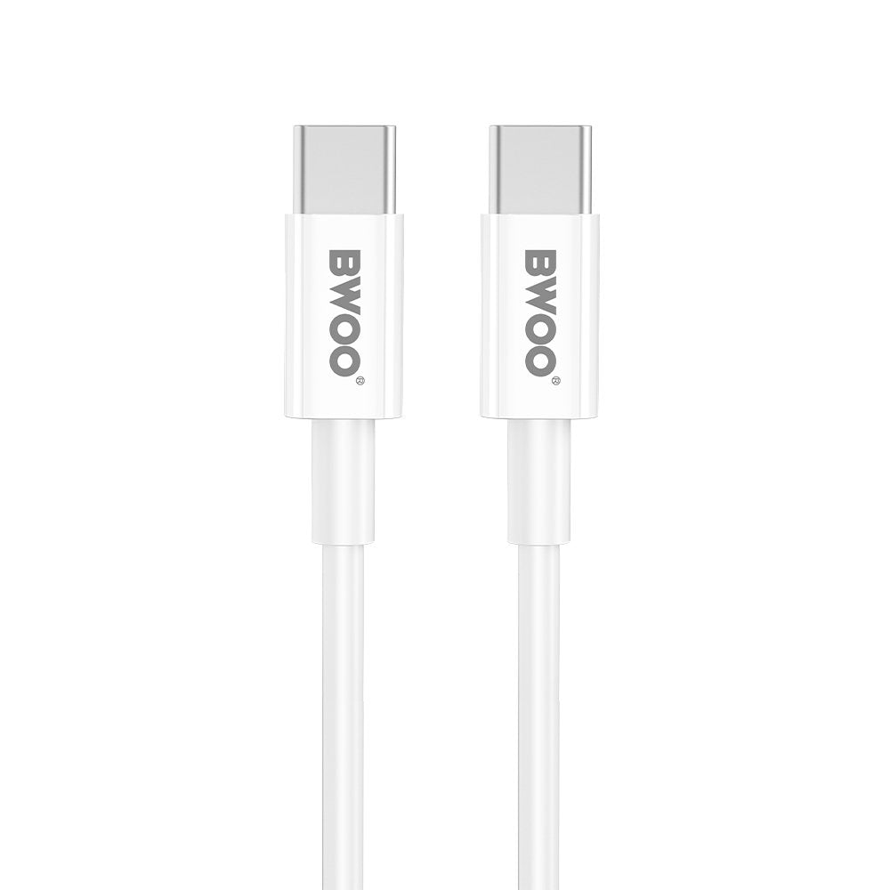BWOO tīkla lādētājs CDA159 PD 20W 1x USB-C port + USB-C, balts