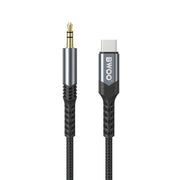 BWOO kabelis AUX 3,5 mm — USB-C BO-AUX066 melns