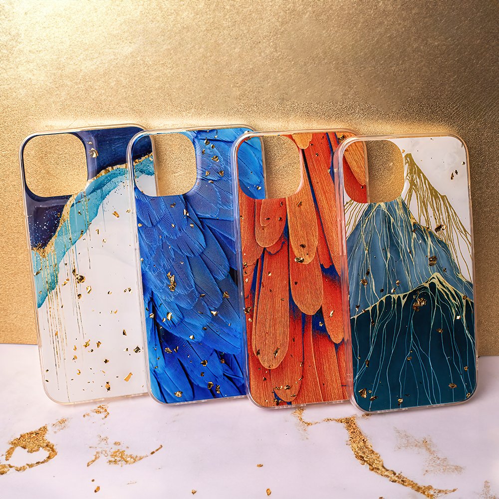 Gold Glam vāciņš Samsung Galaxy A35 5G mountain