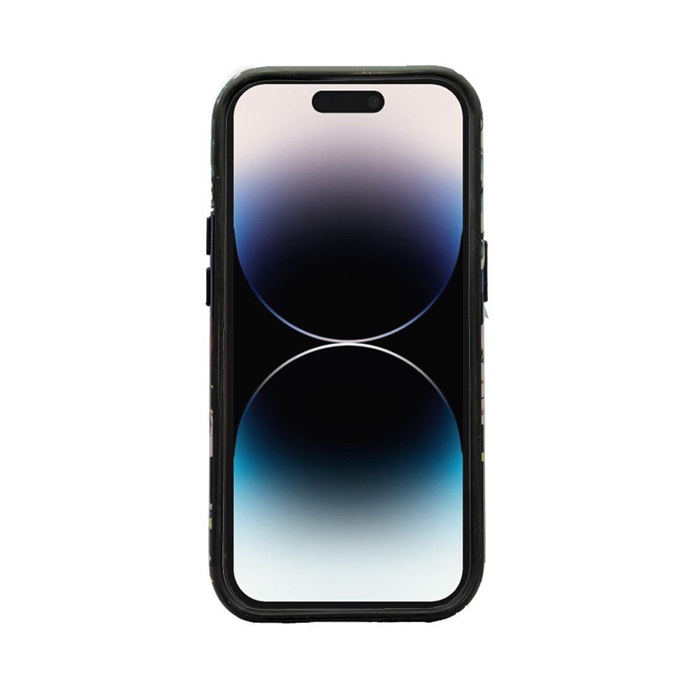Dekoratīvais maciņš iPhone 12 / 12 Pro 6,1" Peonijas