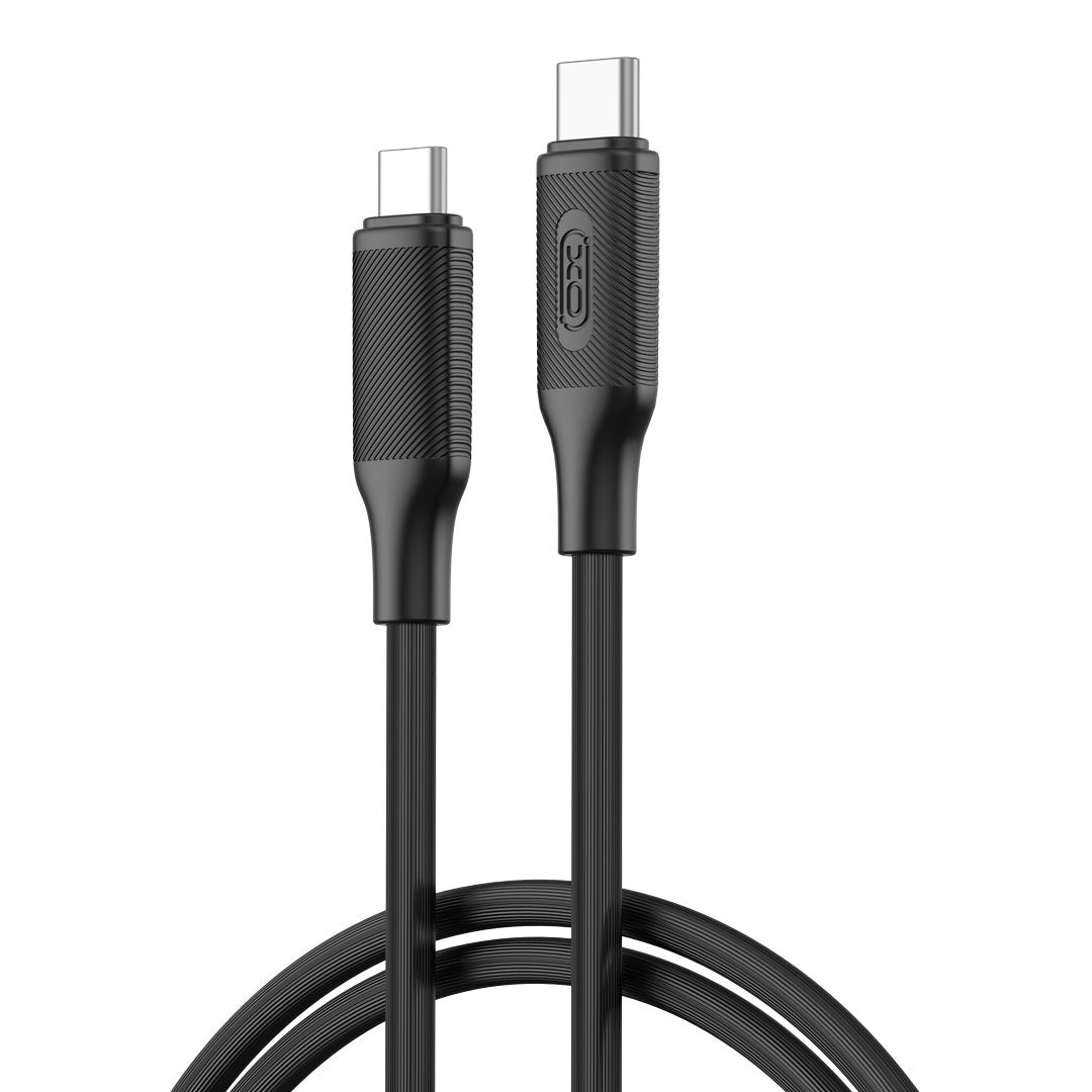 XO kabelis NB-Q265B PD USB-C - USB-C 1,0m 60W, melns
