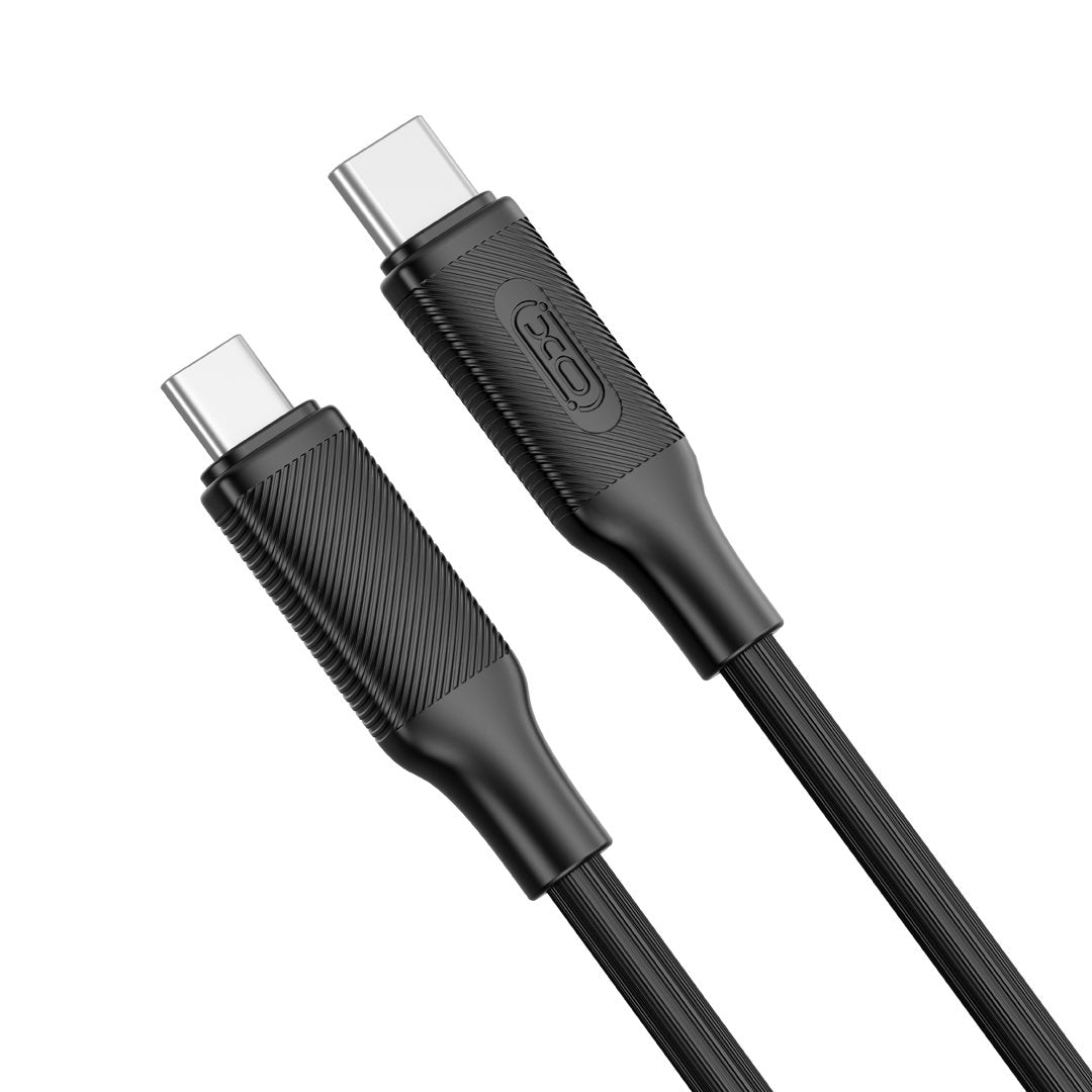 XO kabelis NB-Q265B PD USB-C - USB-C 1,0m 60W, melns
