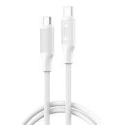 XO kabelis NB-Q265B PD USB-C - USB-C 1,0m 60W, balts