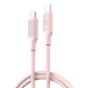 XO kabelis NB-Q265B PD USB-C - USB-C 1,0m 60W, rozā