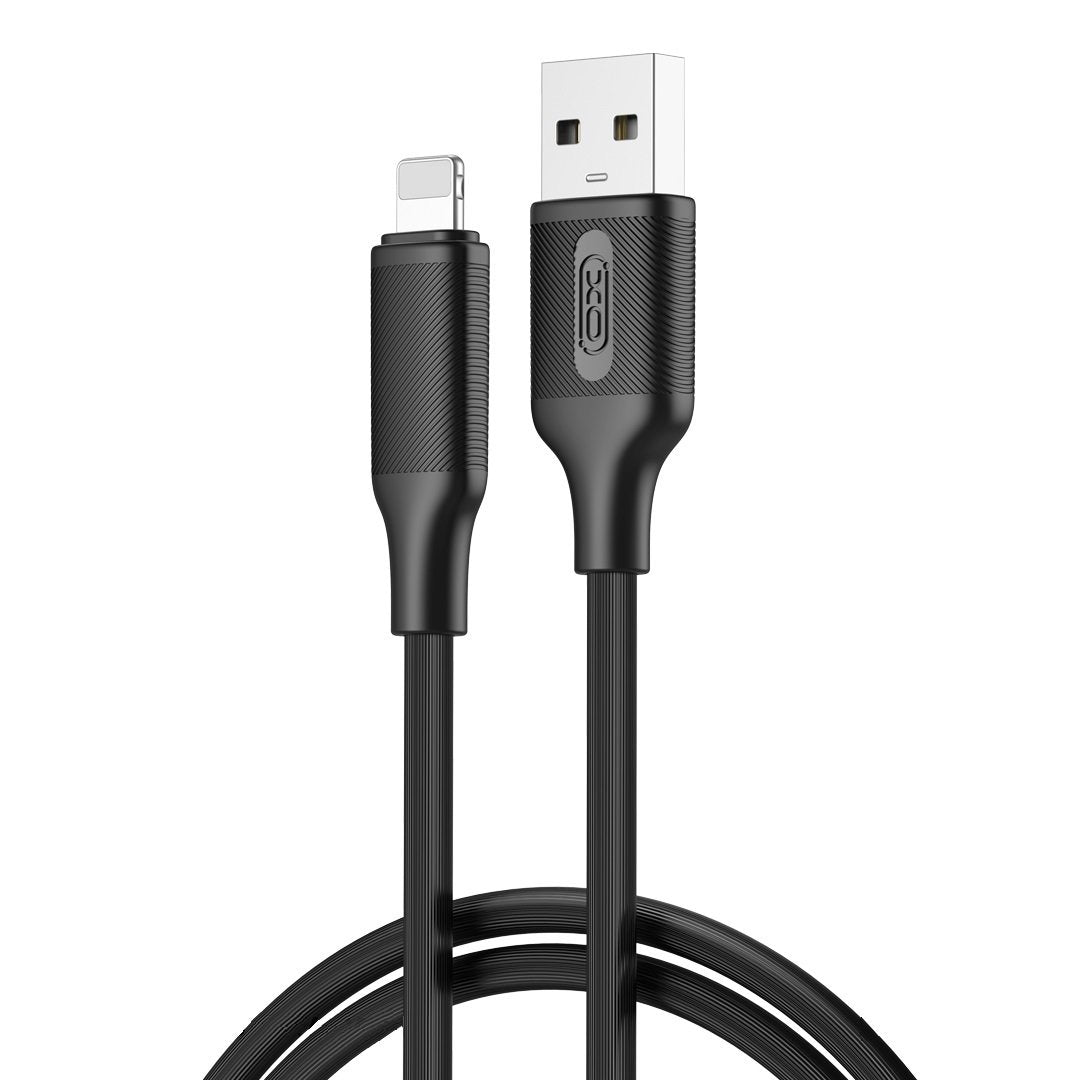 XO kabelis NB265 USB - Lightning 1,0m 2,4A, melns