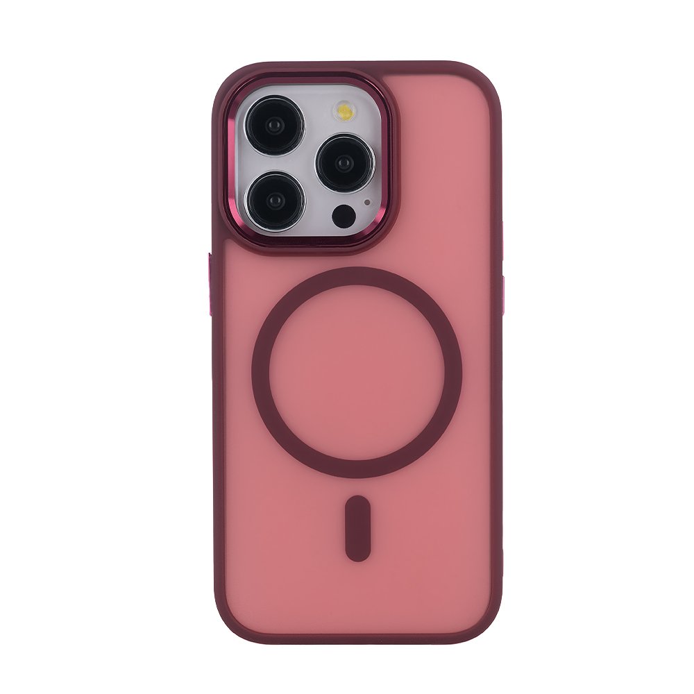 Frozen MagSafe vāciņš iPhone 16 Pro 6,3", sarkans