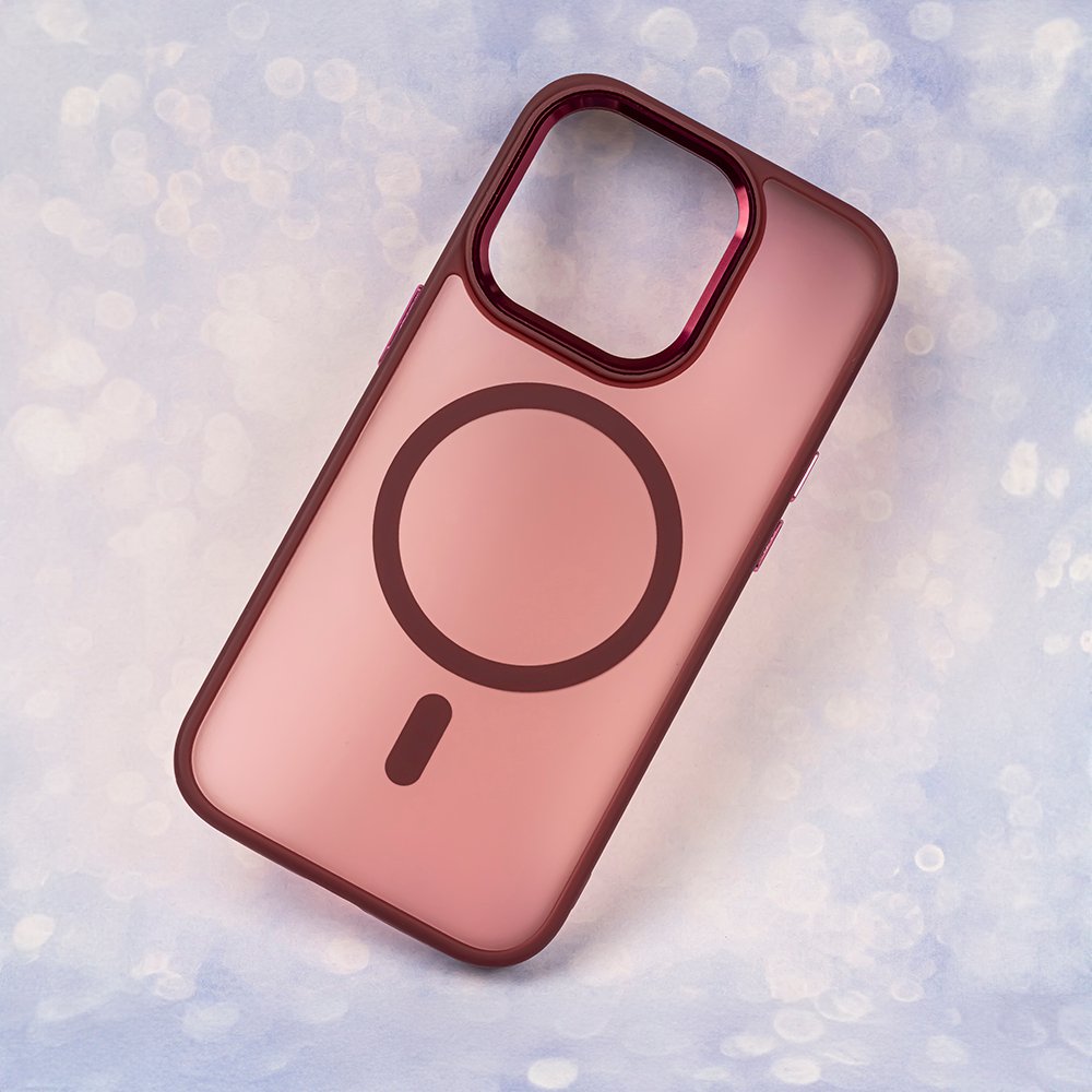 Frozen MagSafe vāciņš iPhone 17 Air 6,6", sarkans