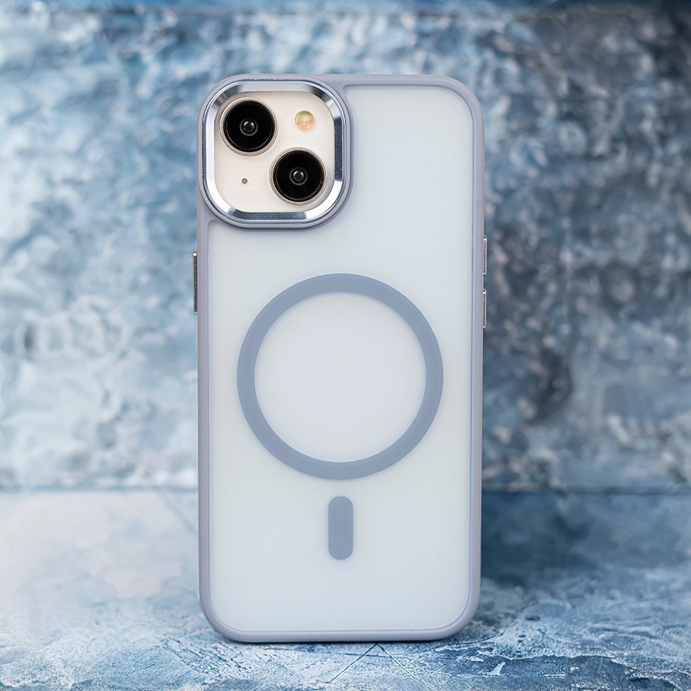 Frozen MagSafe vāciņš iPhone 16 Pro 6,3", gaiši zils