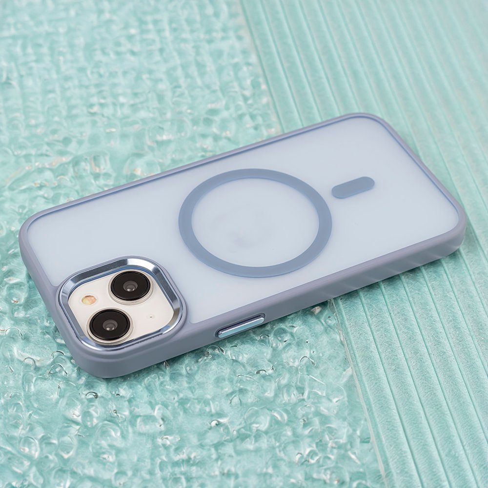 Frozen MagSafe vāciņš iPhone 17 Air 6,6", gaiši zils