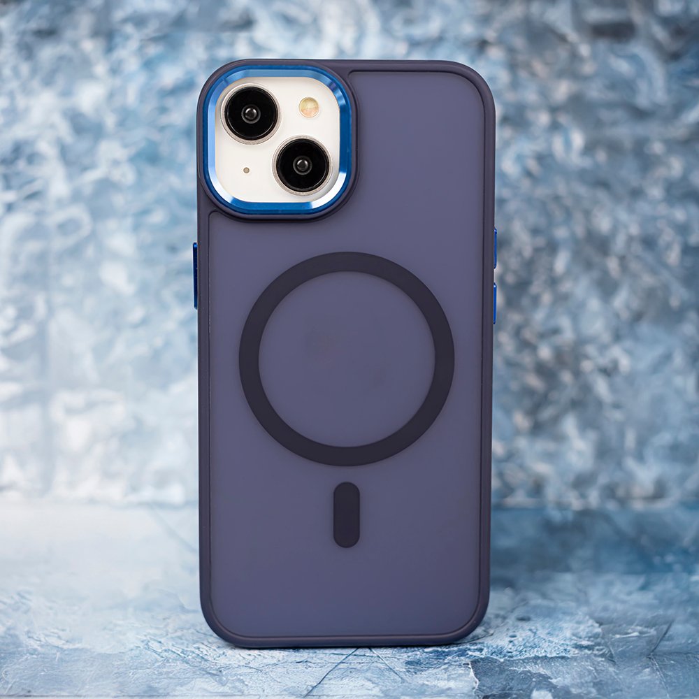 Frozen MagSafe vāciņš Samsung Galaxy S26, tumši zils