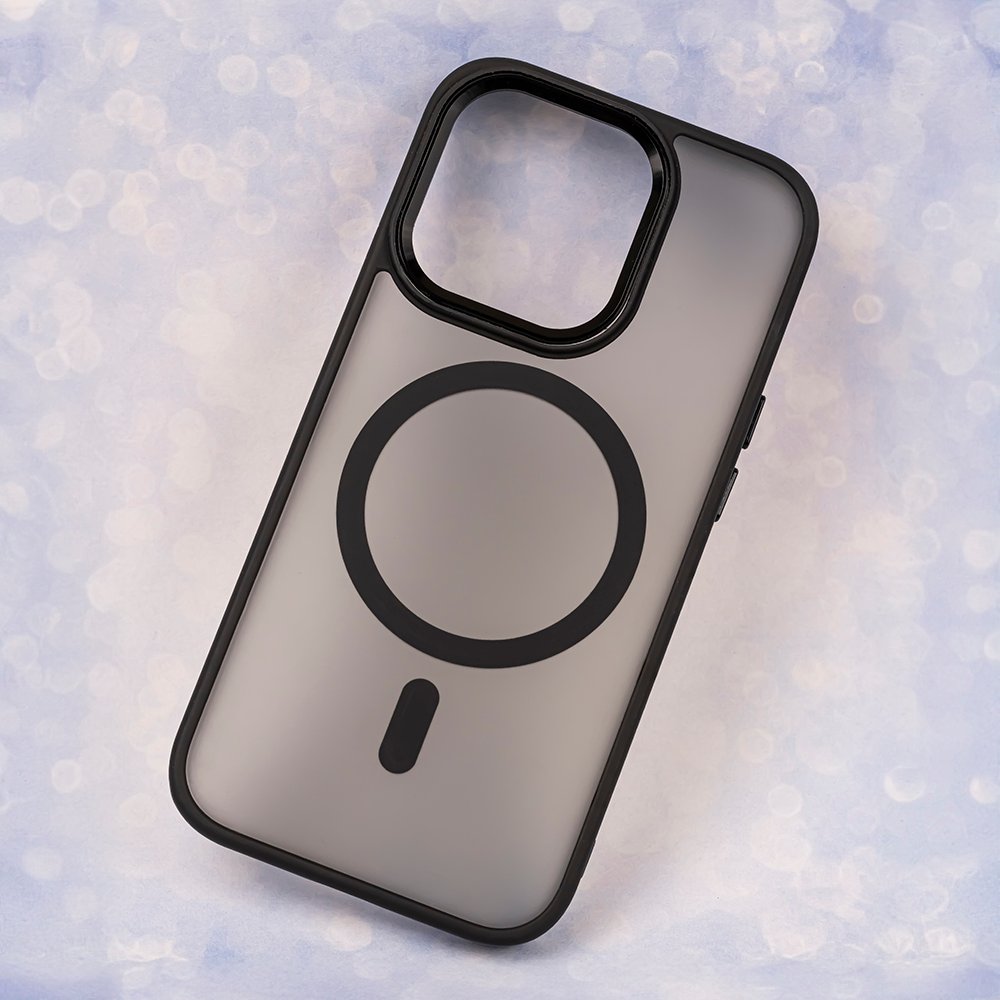 Frozen MagSafe vāciņš iPhone 17 Air 6,6", melns