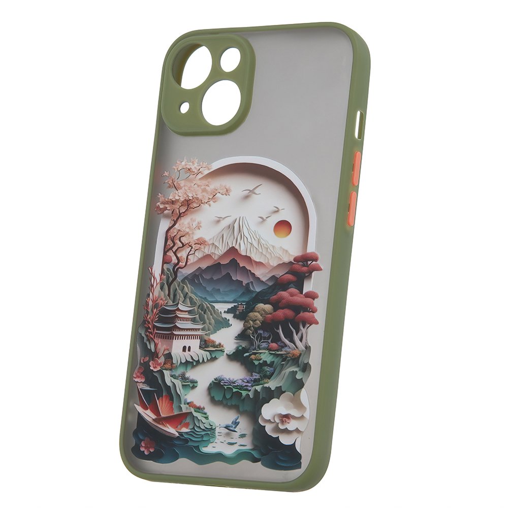 Ultra Trendy vāciņš iPhone 14 6,1" ceļojumu, zaļš
