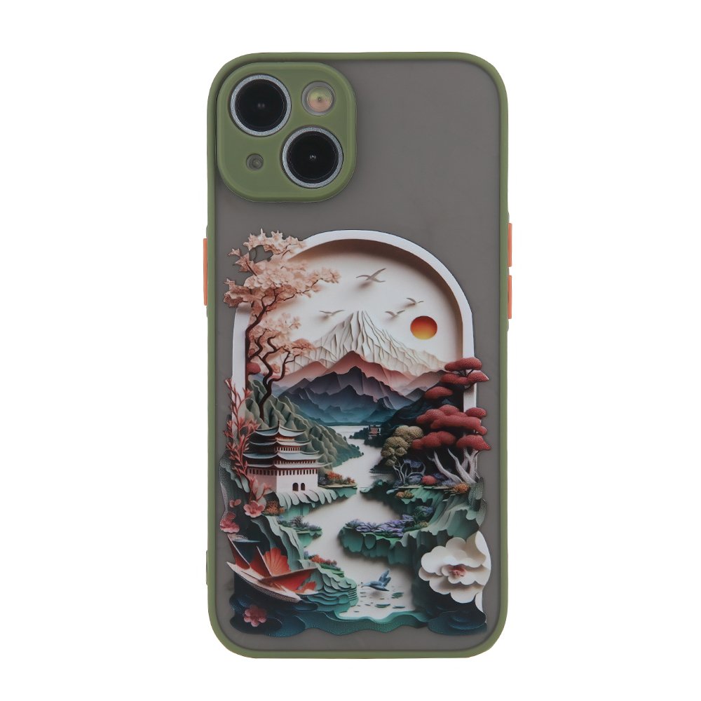 Ultra Trendy vāciņš Samsung Galaxy S23 FE ceļojumu, zaļš