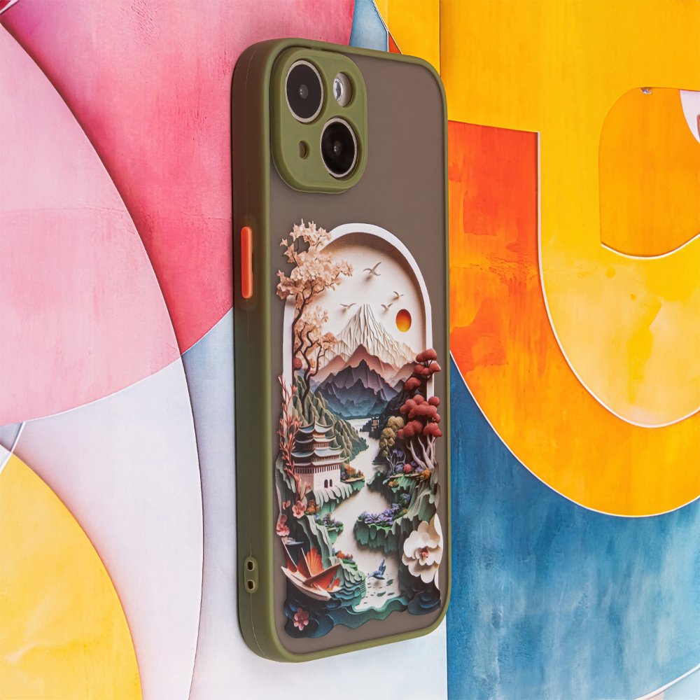 Ultra Trendy vāciņš iPhone 14 6,1" ceļojumu, zaļš