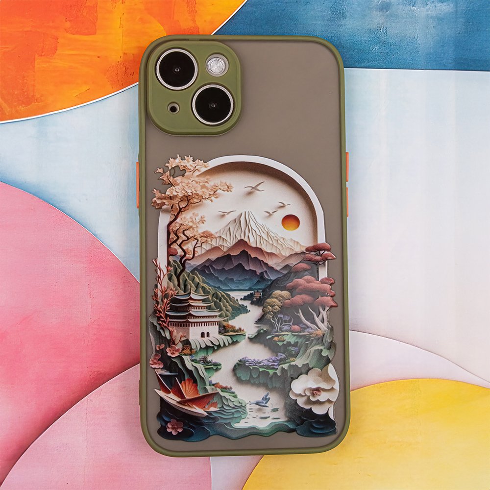 Ultra Trendy vāciņš iPhone 14 6,1" ceļojumu, zaļš