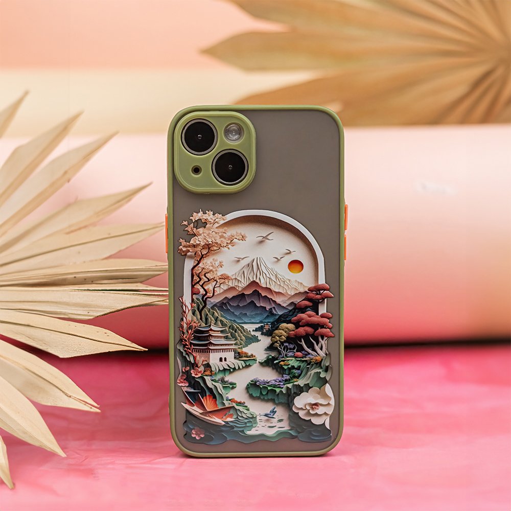 Ultra Trendy vāciņš iPhone 14 6,1" ceļojumu, zaļš