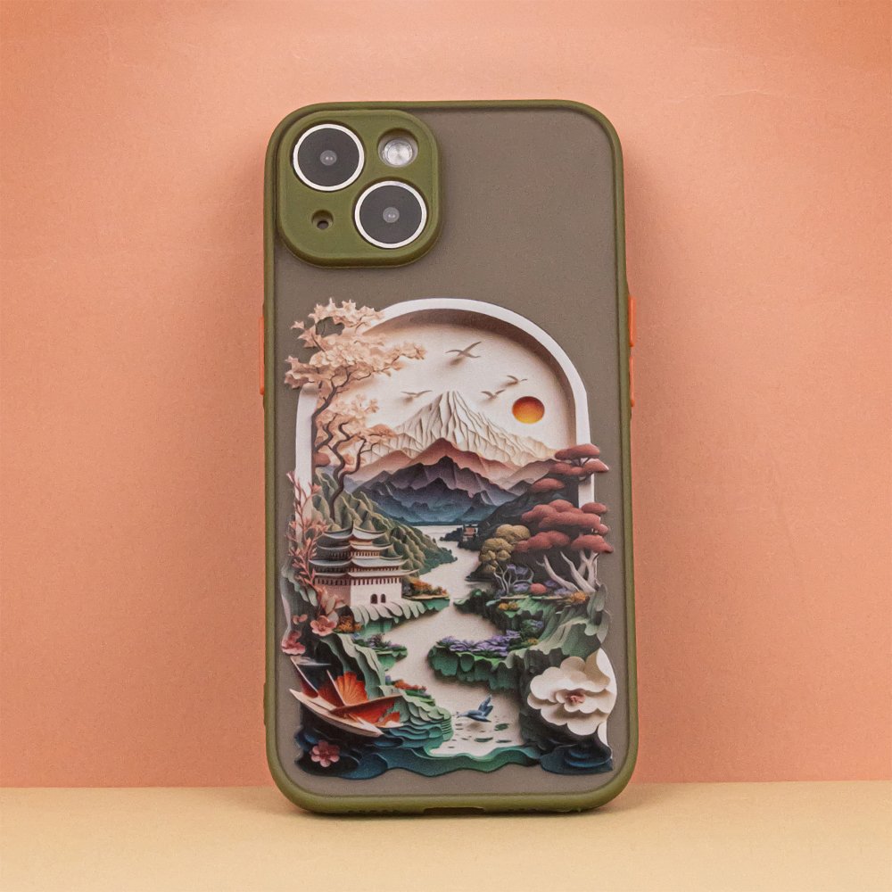 Ultra Trendy vāciņš iPhone 14 6,1" ceļojumu, zaļš
