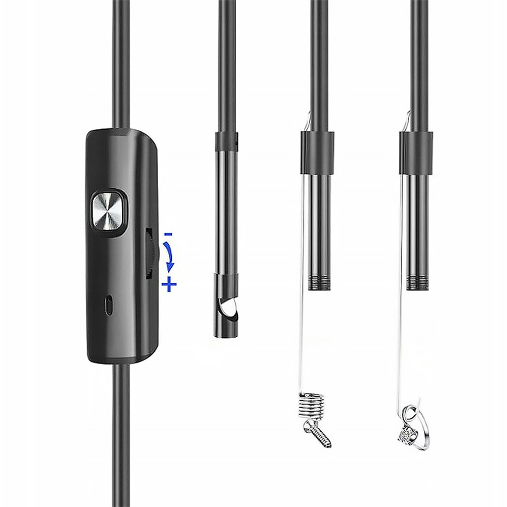 Endoskopa kamera ar 2 m objektīvu, 8/7/5,5 mm USB-C/Micro-USB LTC