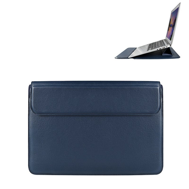 Devia klēpjdatora soma / MacBook stiprinājuma soma UltraThin 13,3'' ūdensizturīga PU āda, zila