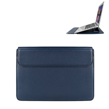 Devia klēpjdatora soma / MacBook stiprinājuma soma UltraThin 15,4'' ūdensizturīga PU āda, zila