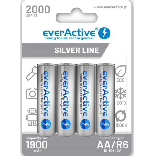 Everactive rechargeable HR6 1900 mAh Always ready blistera iepakojumā 4 gab.