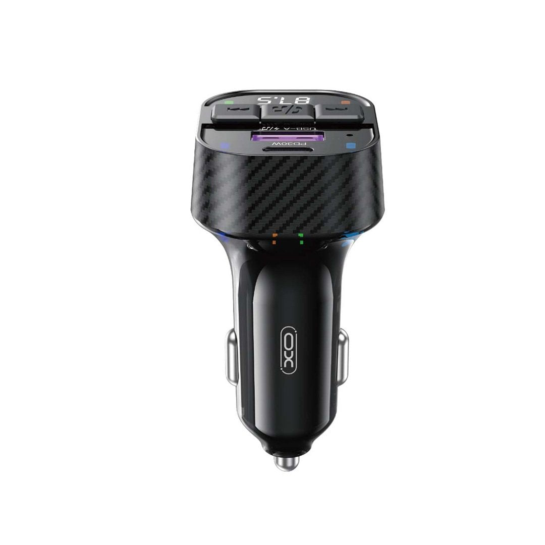 XO Bluetooth auto lādētājs FM raidītājs BCC17 MP3 30W, melns