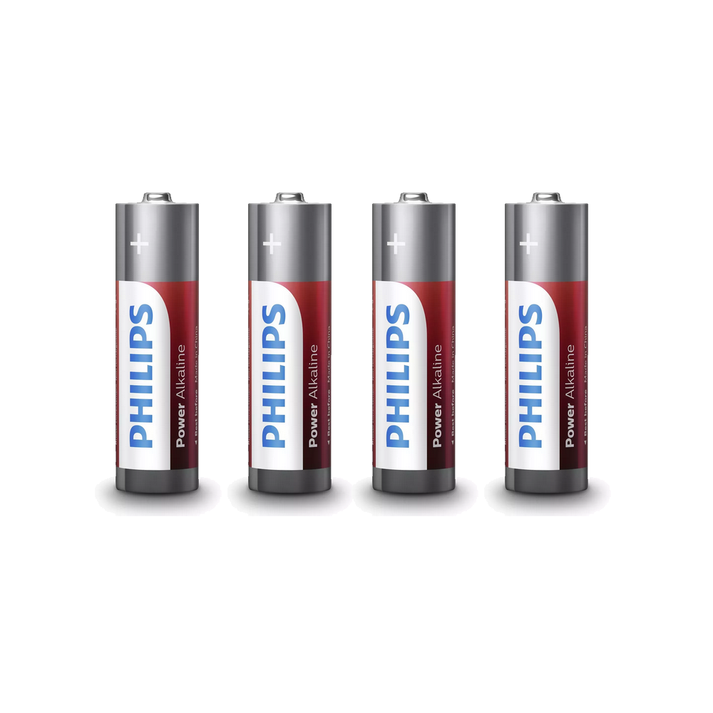 PHILIPS baterija AA 4gab Power Alkaline