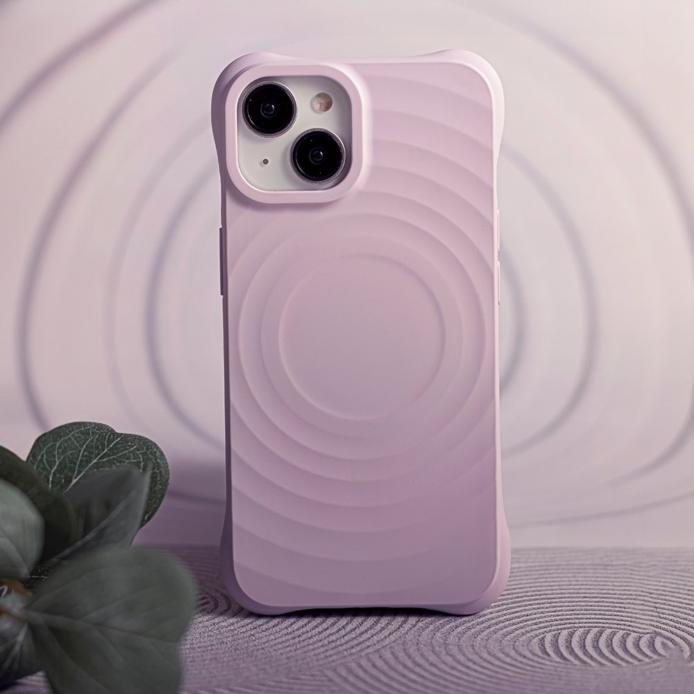Circle MagSafe vāciņš iPhone 15 Pro 6,1" gaiši violets