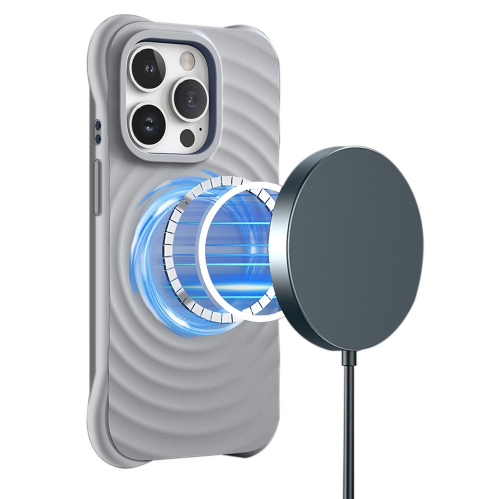 Circle MagSafe vāciņš Samsung Galaxy S24, pelēks