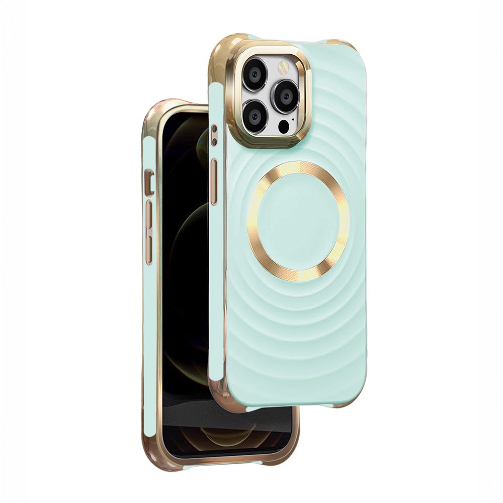 Circle Glam MagSafe vāciņš iPhone 14 Pro 6,1", zaļi