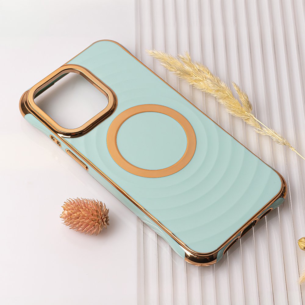 Circle Glam MagSafe vāciņš iPhone 14 Pro 6,1", zaļi
