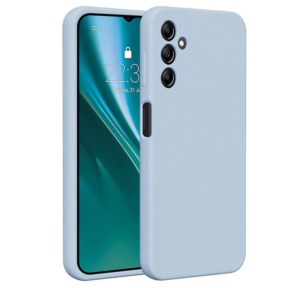 Etteri silikona vāciņš Samsung Galaxy A14, gaiši zils