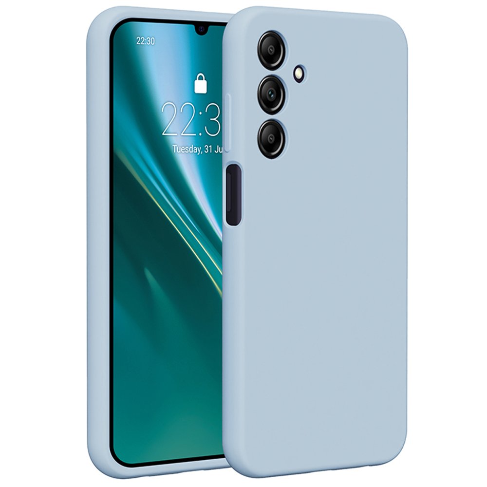 Etteri silikona vāciņš Samsung Galaxy A25 5G (global), gaiši zils