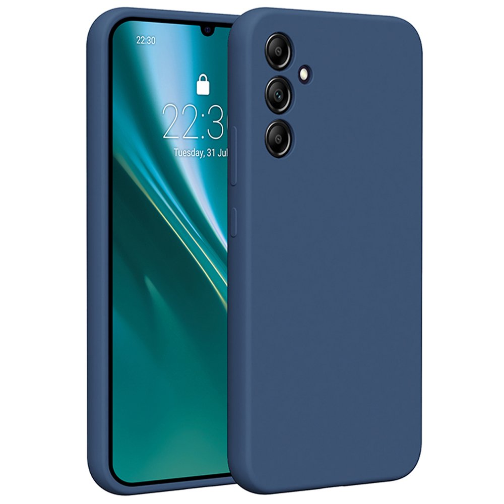 Etteri silikona vāciņš Samsung Galaxy A34 5G, tumši zils