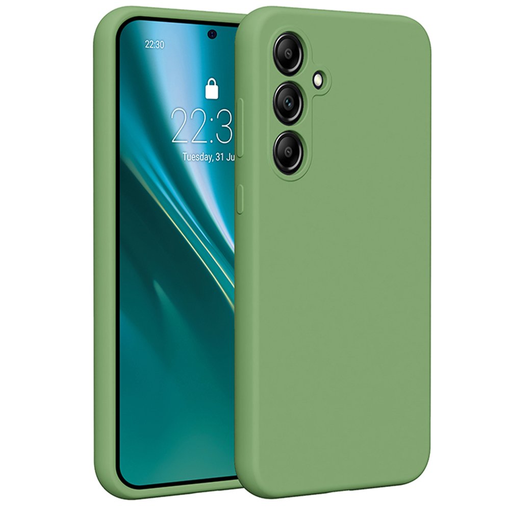 Etteri silikona vāciņš Samsung Galaxy A35 5G, gaiši zaļš